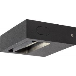 Rabalux Ganges kinkiet zewnętrzny 1x7W czarny mat 7052