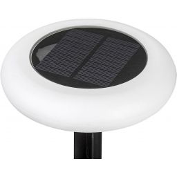 Rabalux Haiti lampa solarna stojąca 1x0,6 W czarny 7069