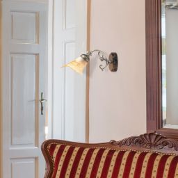 Rabalux Rustic 3 kinkiet 1x40W brązowy/mosiądz/alabaster 7091