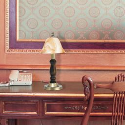 Rabalux Rustic 3 lampa stołowa 1x40 W mosiądz-brązowa 7092