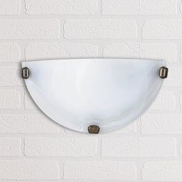 Rabalux Alabastro kinkiet 1x60 W biały-brązowy 3003