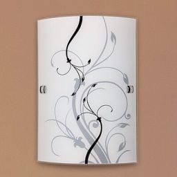 Rabalux Elina kinkiet 1x60 W biały-czarny-wzór 3691