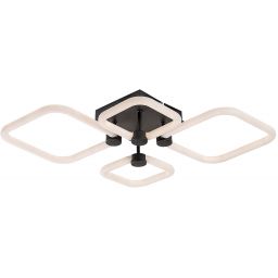 Rabalux Sotiris lampa podsufitowa 4x47W LED czarny mat/biały 71006