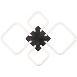 Rabalux Sotiris lampa podsufitowa 4x47W LED czarny mat/biały 71006