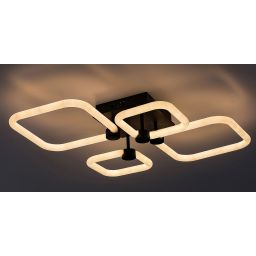 Rabalux Sotiris lampa podsufitowa 4x47W LED czarny mat/biały 71006