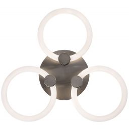 Rabalux Sotiris lampa podsufitowa 3x21W LED chrom satyna/biały 71007