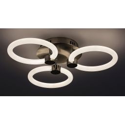 Rabalux Sotiris lampa podsufitowa 3x21W LED chrom satyna/biały 71007