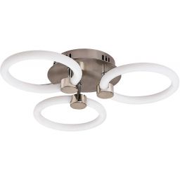 Rabalux Sotiris lampa podsufitowa 3x21W LED chrom satyna/biały 71007