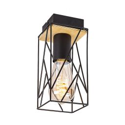 Rabalux Boire lampa podsufitowa 1x40W czarny 71021