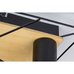 Rabalux Boire lampa podsufitowa 4x40W czarny 71024