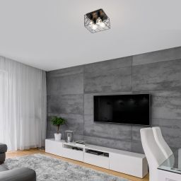 Rabalux Boroo lampa podsufitowa 4x25W czarny mat 71027