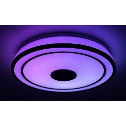 Rabalux Nikolaus plafon 1x24W LED biały/czarny 71030