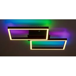 Rabalux Ludano lampa podsufitowa 1x40W LED czarny/biały 71032