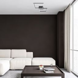 Rabalux Ludano lampa podsufitowa 1x40W LED czarny/biały 71032