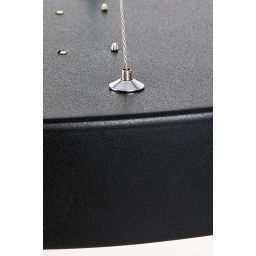 Rabalux Tesia lampa wisząca 1x60W LED czarny/biały 71041