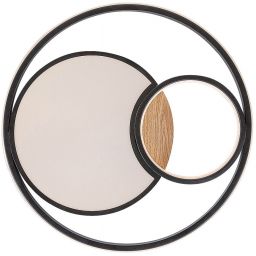 Rabalux Leola lampa podsufitowa 1x81W czarny/biały 71044