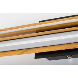 Rabalux Remiel lampa podsufitowa 1x12W LED czarny/biały 71045