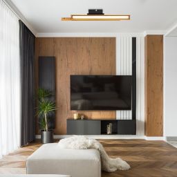 Rabalux Remiel lampa podsufitowa 1x12W LED czarny/biały 71045