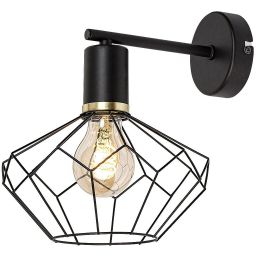 Rabalux Fran kinkiet 1x40 W czarny 71064