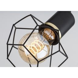 Rabalux Fran lampa podsufitowa 3x40 W czarna 71067