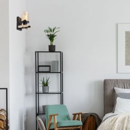 Rabalux Niylah kinkiet 1x25 W czarny 71080