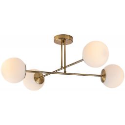 Rabalux Kiara lampa podsufitowa 4x35 W złota 71082