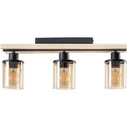 Rabalux Niylah lampa podsufitowa 1x25W czarny mat 71083