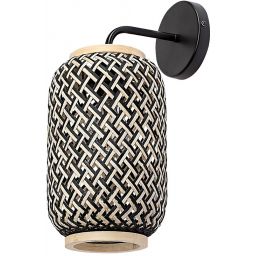 Rabalux Adalla kinkiet 1x40W czarny mat/rattan 71091