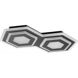 Rabalux Bitsi lampa podsufitowa 1x44W LED czarny/żółty 71114