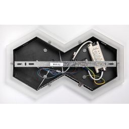 Rabalux Bitsi lampa podsufitowa 1x44W LED czarny/żółty 71114