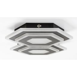 Rabalux Bitsi lampa podsufitowa 1x44W LED czarny/żółty 71114