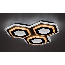 Rabalux Bitsi lampa podsufitowa 1x72W LED czarny/żółty 71115