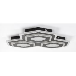 Rabalux Bitsi lampa podsufitowa 1x72W LED czarny/żółty 71115