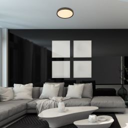 Rabalux Epora plafon 1x25W LED czarny mat 71118