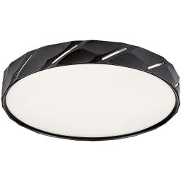 Rabalux Nessira plafon 1x25W LED czarny mat/biały 71120