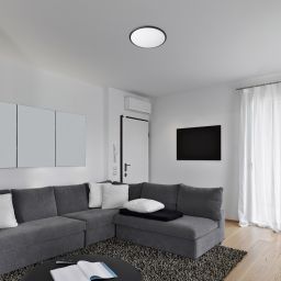 Rabalux Engon plafon 1x18W LED czarny/biały 71126