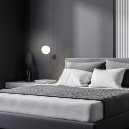 Rabalux Ghita kinkiet 1x20W czarny/biały 71139