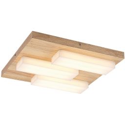 Rabalux Konte lampa podsufitowa 1x30 W drewno 71142