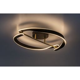 Rabalux Adalind lampa podsufitowa 1x40 W czarna/złota 71149