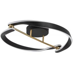 Rabalux Adalind lampa podsufitowa 1x40 W czarna/złota 71149