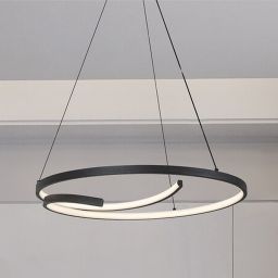 Rabalux Niloo lampa wisząca 1x40 W biała-czarna 72367