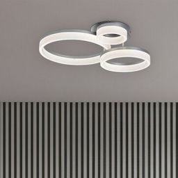 Rabalux Amilia lampa podsufitowa 3x24 W biała-chrom 71387