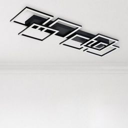 Rabalux Fatma lampa podsufitowa 6x40 W biała-czarna 71390