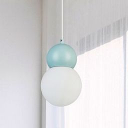 Rabalux Gellia lampa wisząca 1x38 W biała-niebieska 72279