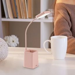 Rabalux Arvid lampa biurkowa 1x6 W biała-różowa 74245