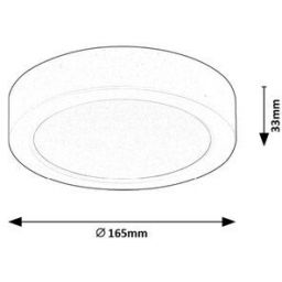 Rabalux Shaun2 lampa do zabudowy 1x15 W biała 71205