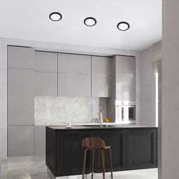 Rabalux Shaun2 lampa do zabudowy 1x3 W czarna 71224