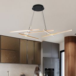 Rabalux Severine inteligentna lampa wisząca 5x40 W biała-czarna-złota 72369