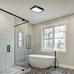 Rabalux Samira plafon 1x18 W biały-czarny 71255