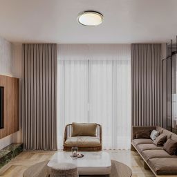 Rabalux Jindri inteligentny plafon 1x48 W biały-czarny-złoty 71292